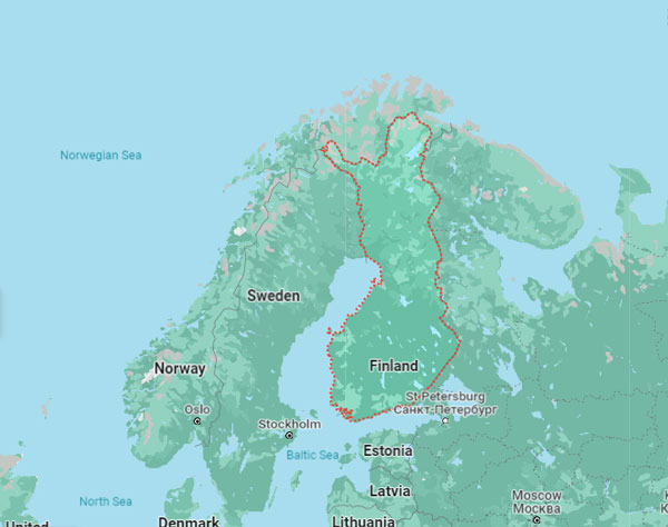 Finland on Map