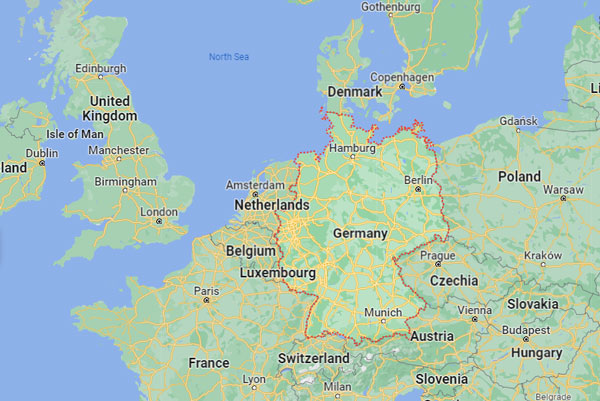 Germany on Map
