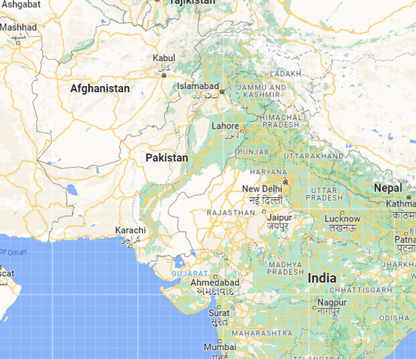 Pakistan on Map