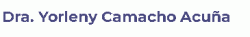 Logo - Dra. Yorleny Camacho Acuña