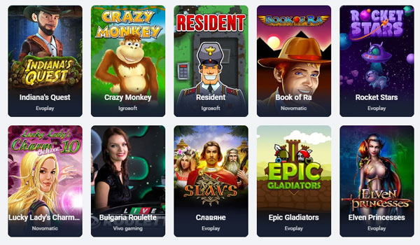 Особенности игровых автоматов в казино Вулкан Делюкс