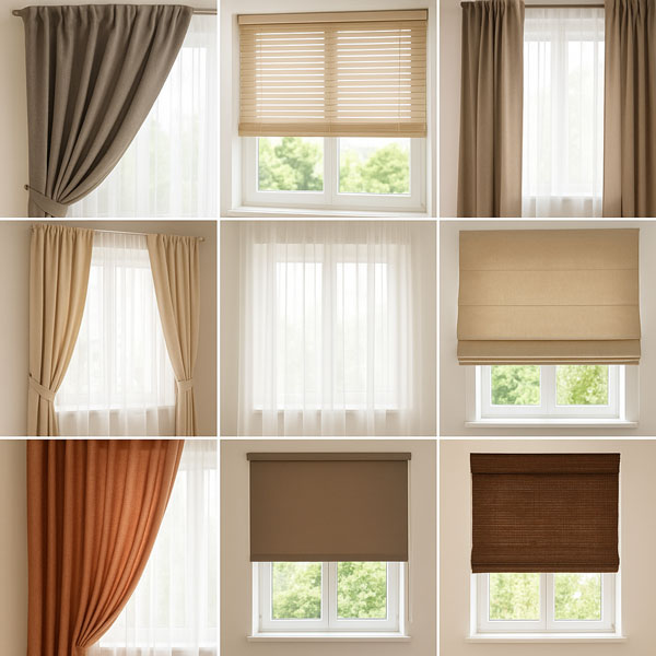 Виды штор на заказ